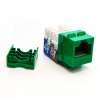 Cat5E 110 Style Keystone Insert - Green