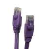 Cat6A 3ft Patch Cable with Molded Boot 10G - Purple