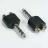 1/4 inch Stereo to Dual RCA Jack Adapter