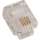 RJ11 Plugs for Stranded Flat Wire 100 Pack