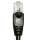 Cat6 50ft Patch Cable with Snagless Boot 550MHz - Black