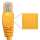 Cat6 75ft Patch Cable with Snagless Boot 550MHz - Yellow