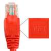 Cat6 75ft Patch Cable with Snagless Boot 550MHz - Red