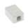 1 Port RJ45 Surface Mount Box White (Box only)