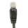 Cat6 1ft Patch Cable with Snagless Boot 550MHz - Black