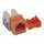 Cat6 110 Style Keystone Insert - Orange