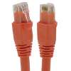 Cat6A 35ft Patch Cable with Molded Boot 10G - Orange