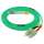 9m LC-SC 10Gb 50/125 OM3 M/M Duplex Fiber Cable Aqua Jacket