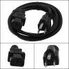 15Ft Computer Power Cord 5-15P to C13 Black SVT 18/3