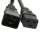 6Ft  Power Cord C19 to C20 Black/ SJT 14/3