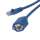 15Ft Panel-Mount Cat.6 Ethernet Cable Blue