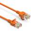 30Ft Cat6A UTP Slim Ethernet Network Booted Cable 28AWG Orange