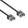 4Ft Cat6A UTP Super-Slim Ethernet Network Cable 32AWG Black